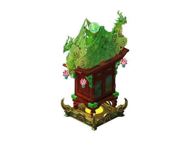 Game Models - Family Objects - Birds cabinet 3D model_2