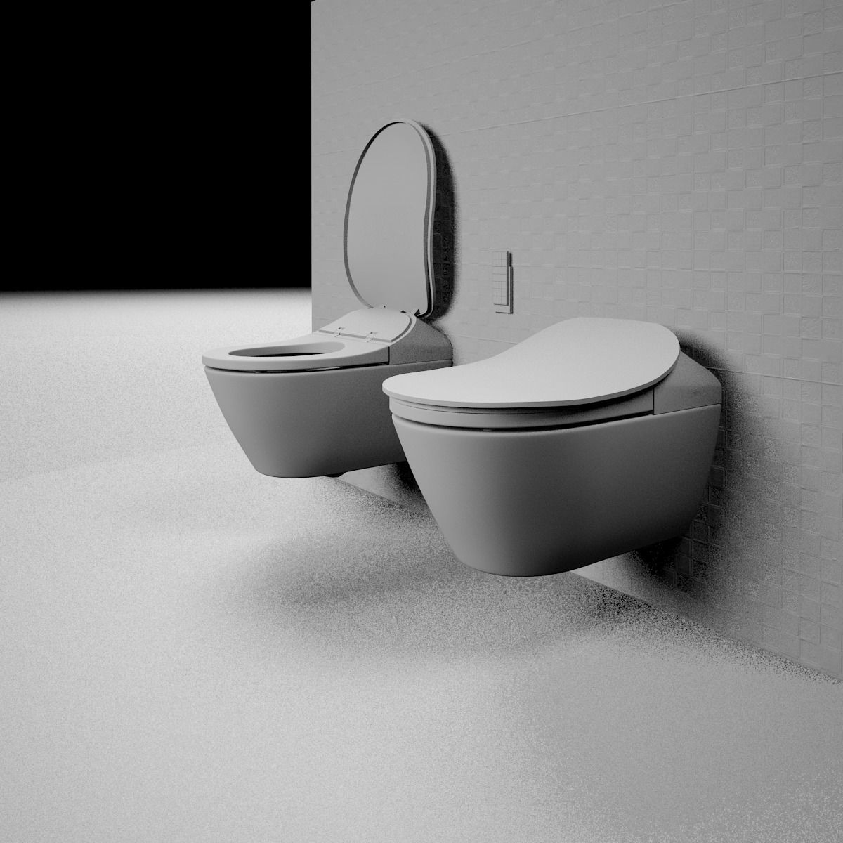Render ready vray toilet commode 3d model 06 3D model_2