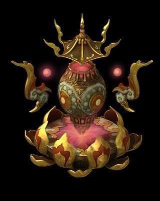 Game Model - Family Objects - Lotus Censer 3D model_5