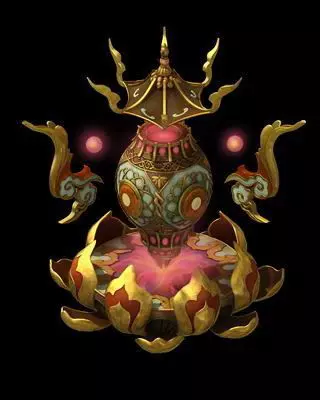 Game Model - Family Objects - Lotus Censer 3D model_0