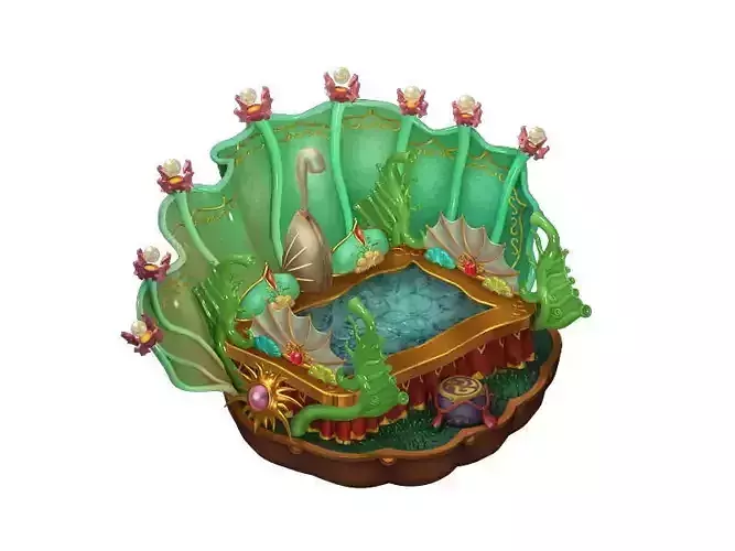 Game Model - Family Objects - Bilolong King Bed