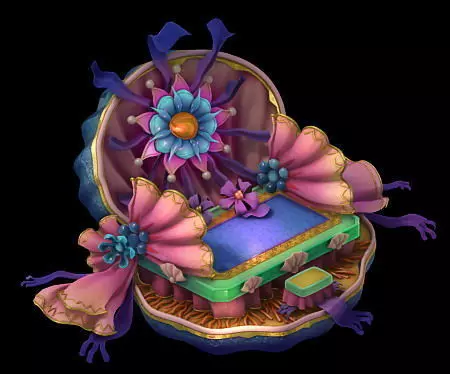 Game Model - Family Objects - Bilolong King Bed 02 3D model