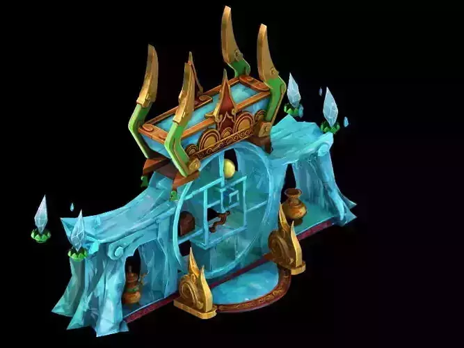 Game Model - Family Objects - Ice Lingxian lattice