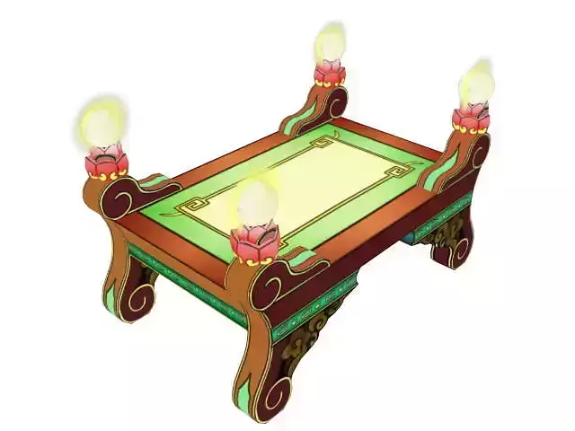 Model - Intra Family Objects - Coffee Table 05