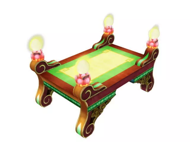 Model - Intra Family Objects - Coffee Table 06 3D model_0