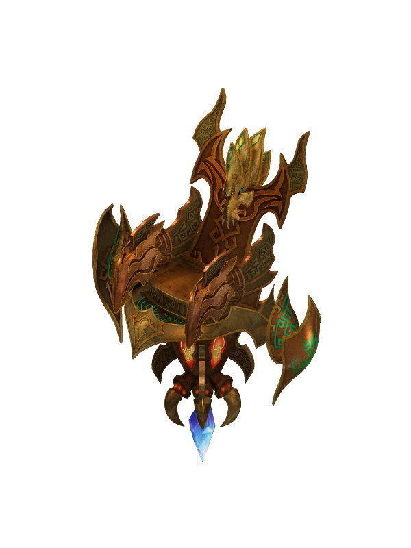 Game Model - Family Objects - Chiyou Throne 02 3D model_1