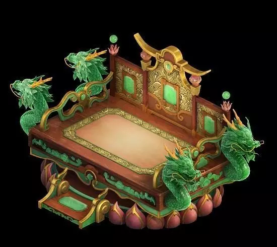 Game Model - Family Objects - Beds 02 3D model_0