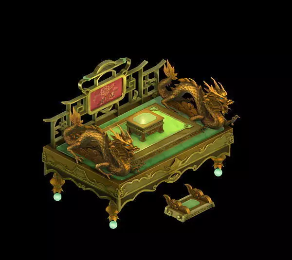 Game Model - Family Objects - Beds 03 3D model