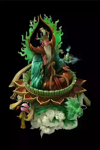 Game Model - In-house Objects - Big Golden Fairy