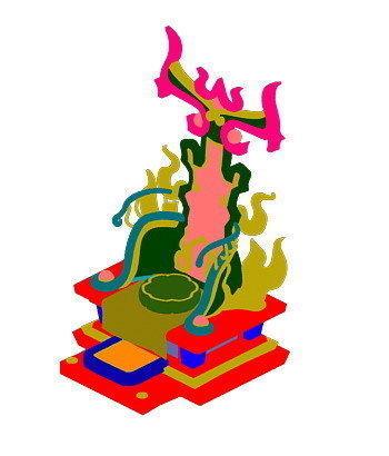 Game Model - Home Interior Objects - Stool Chairs 3D model_2