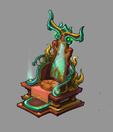 Game Model - Home Interior Objects - Stool Chairs 3D model_3