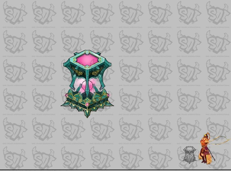 me Interior Objects - Stool Chair White jade stool 3D model_2