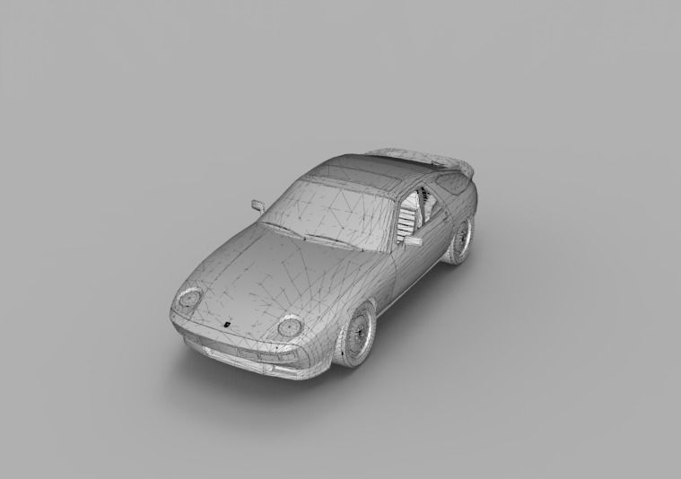1981 Porsche 928 3D model_16