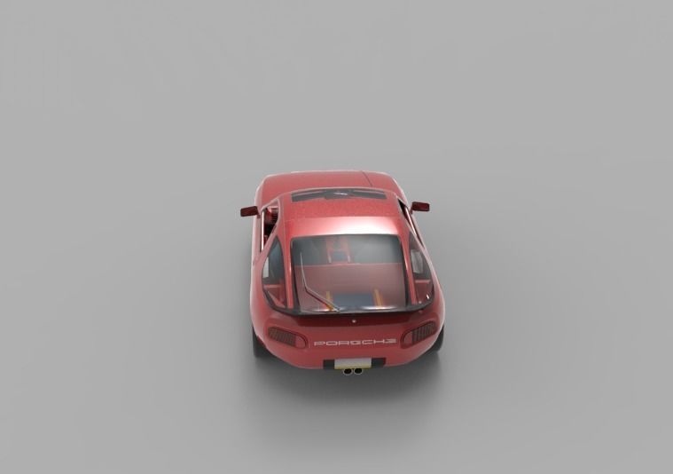 1981 Porsche 928 3D model_9