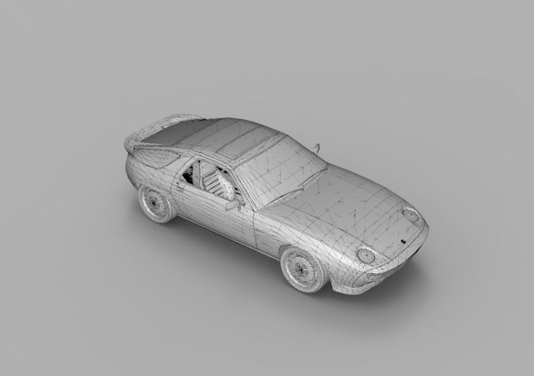 1981 Porsche 928 3D model_12