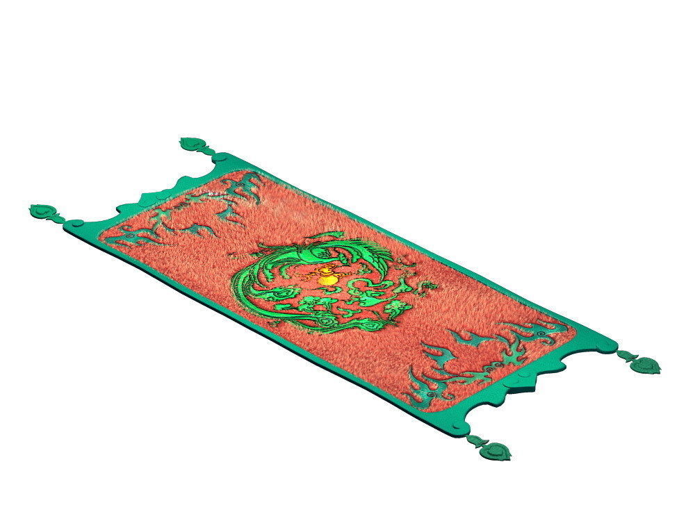 Game Models - Home Interior Objects - Carpet 02 3D model_2