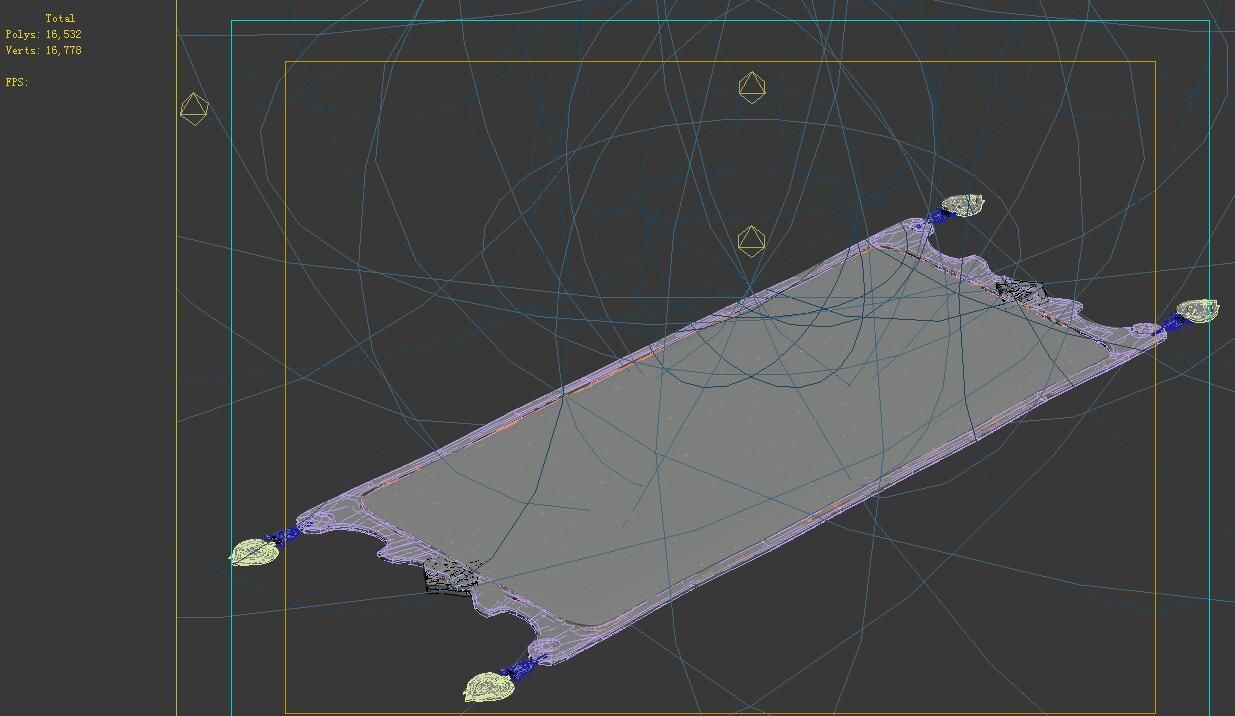 Game Models - Home Interior Objects - Carpet 02 3D model_4