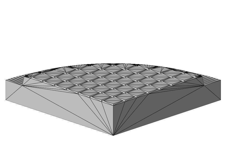 Scalextric Compatible R1 Pavement With Curb for City or Urban 3D print model_5