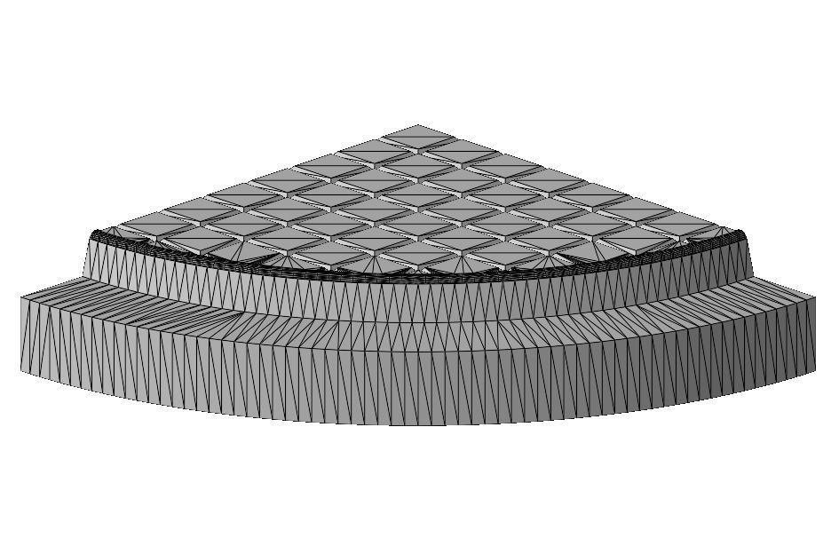 Scalextric Compatible R1 Pavement With Curb for City or Urban 3D print model_4