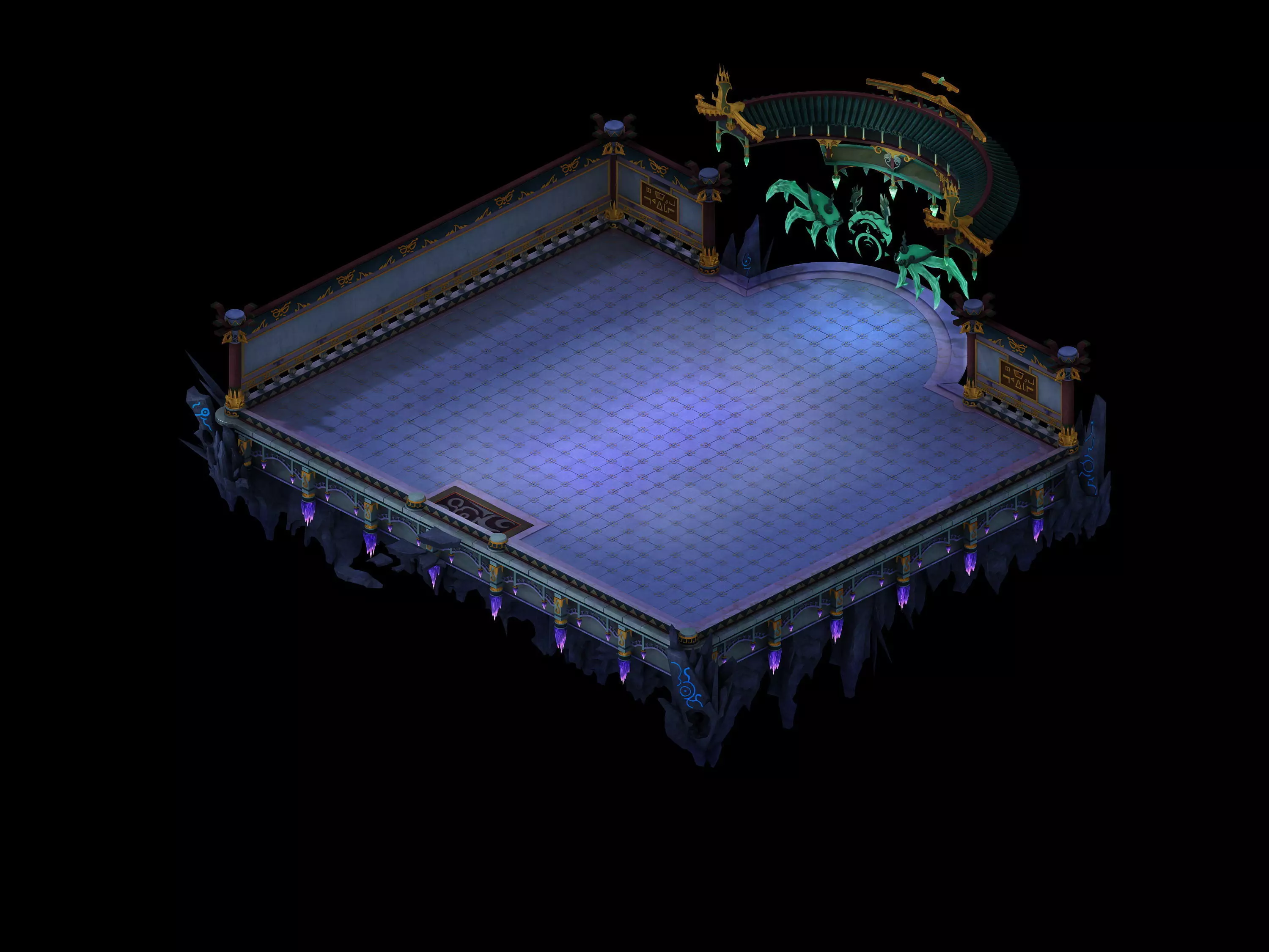 Intra Family Objects - Secondary Building Interior 3D model