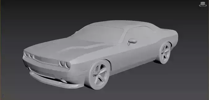 Dodge Challenger 2008  3D print model