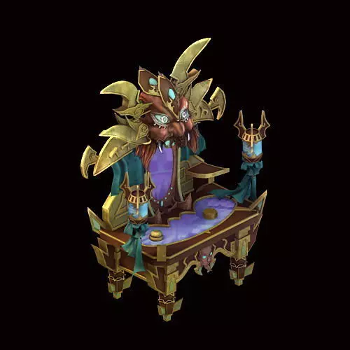 Game Model - Family Objects - Ghost Mirror 02 3D model_0