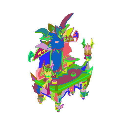 Game Model - Family Objects - Ghost Mirror 02 3D model_2