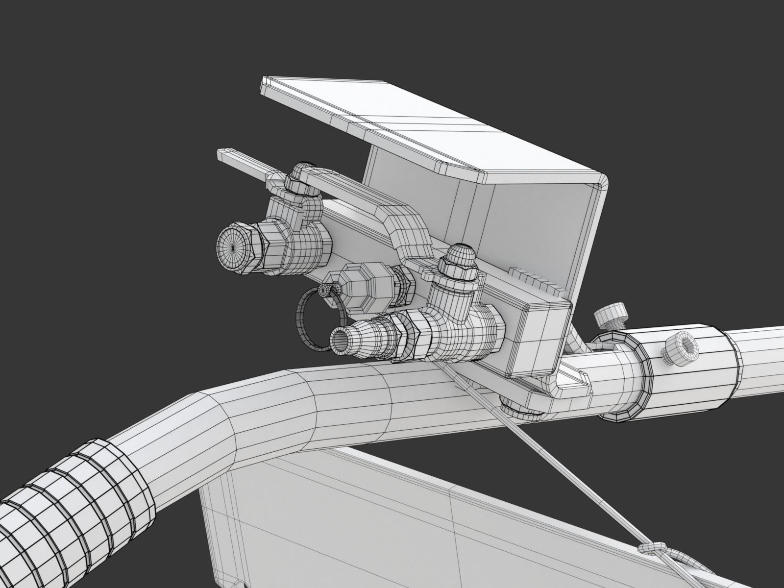 Pneumatic Jack 3D model_22