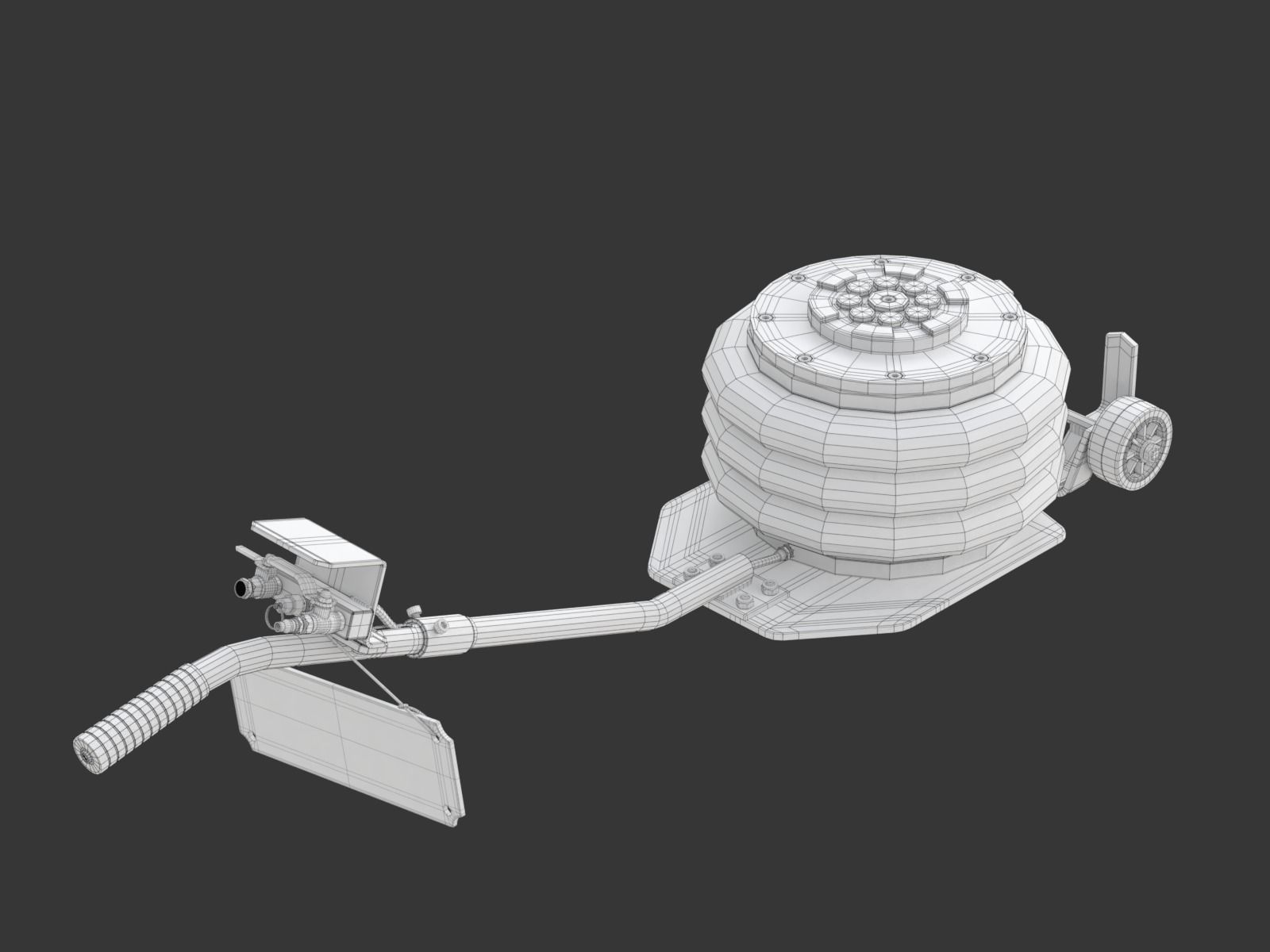 Pneumatic Jack 3D model_21