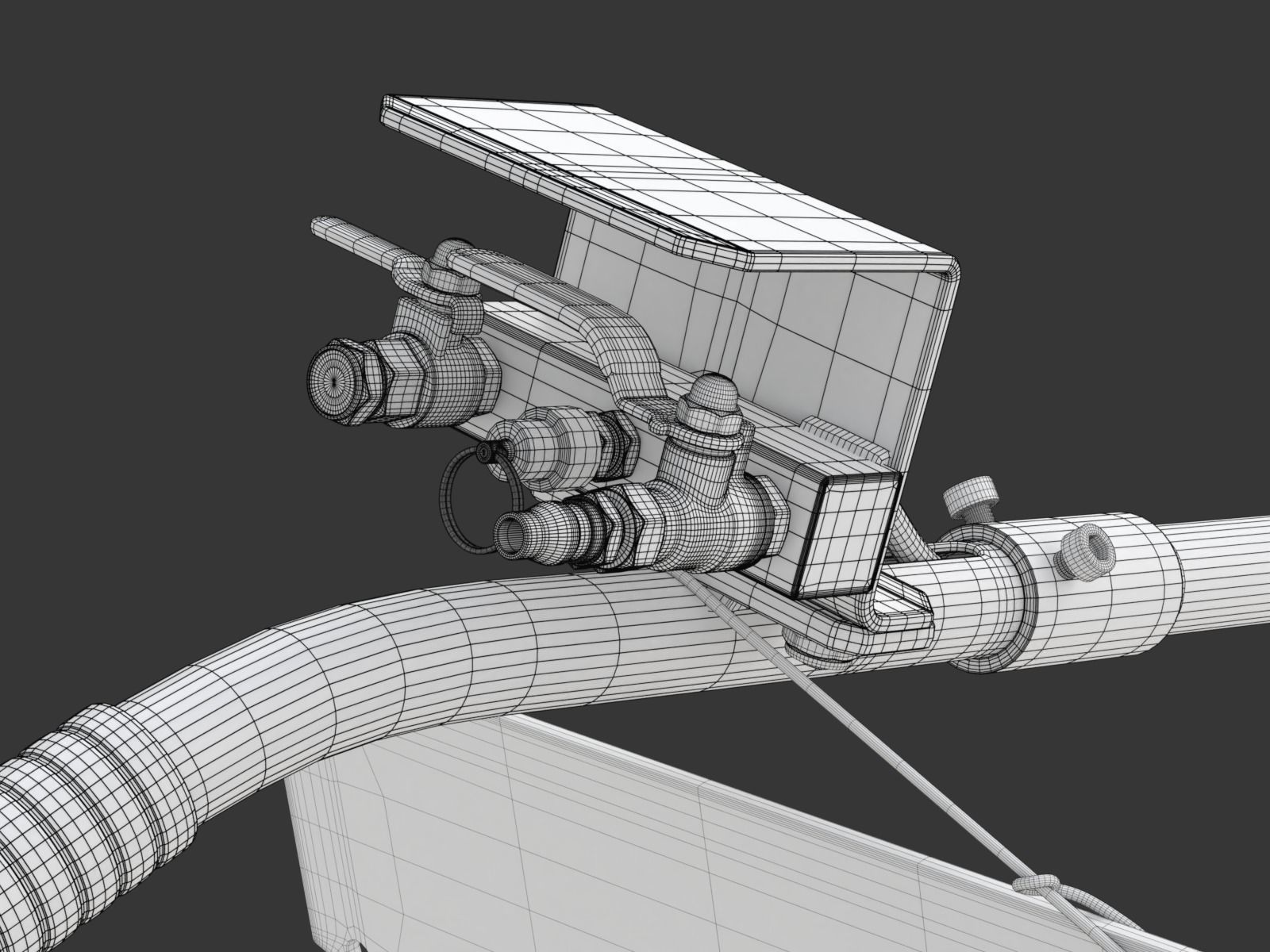 Pneumatic Jack 3D model_27