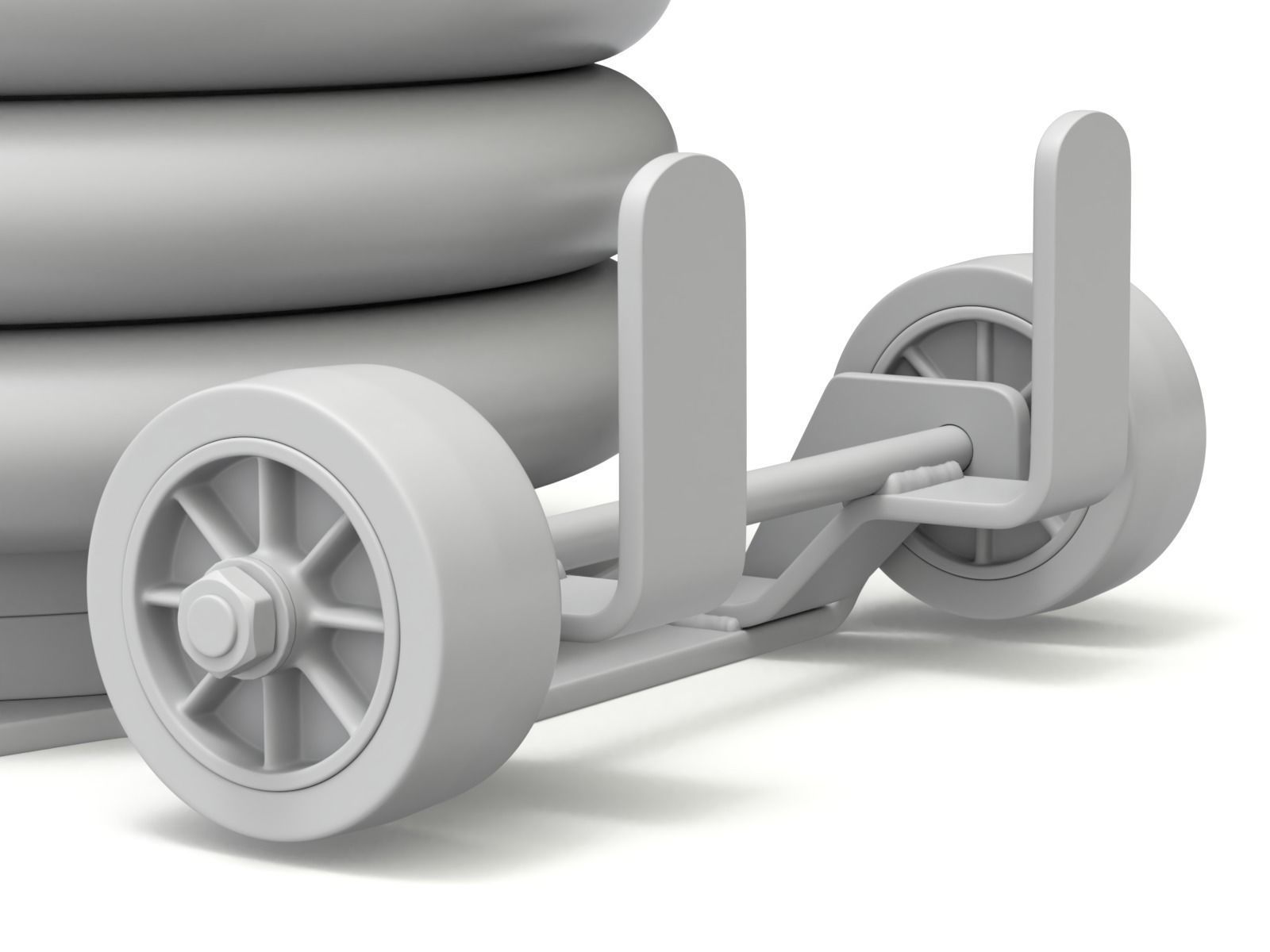 Pneumatic Jack 3D model_15