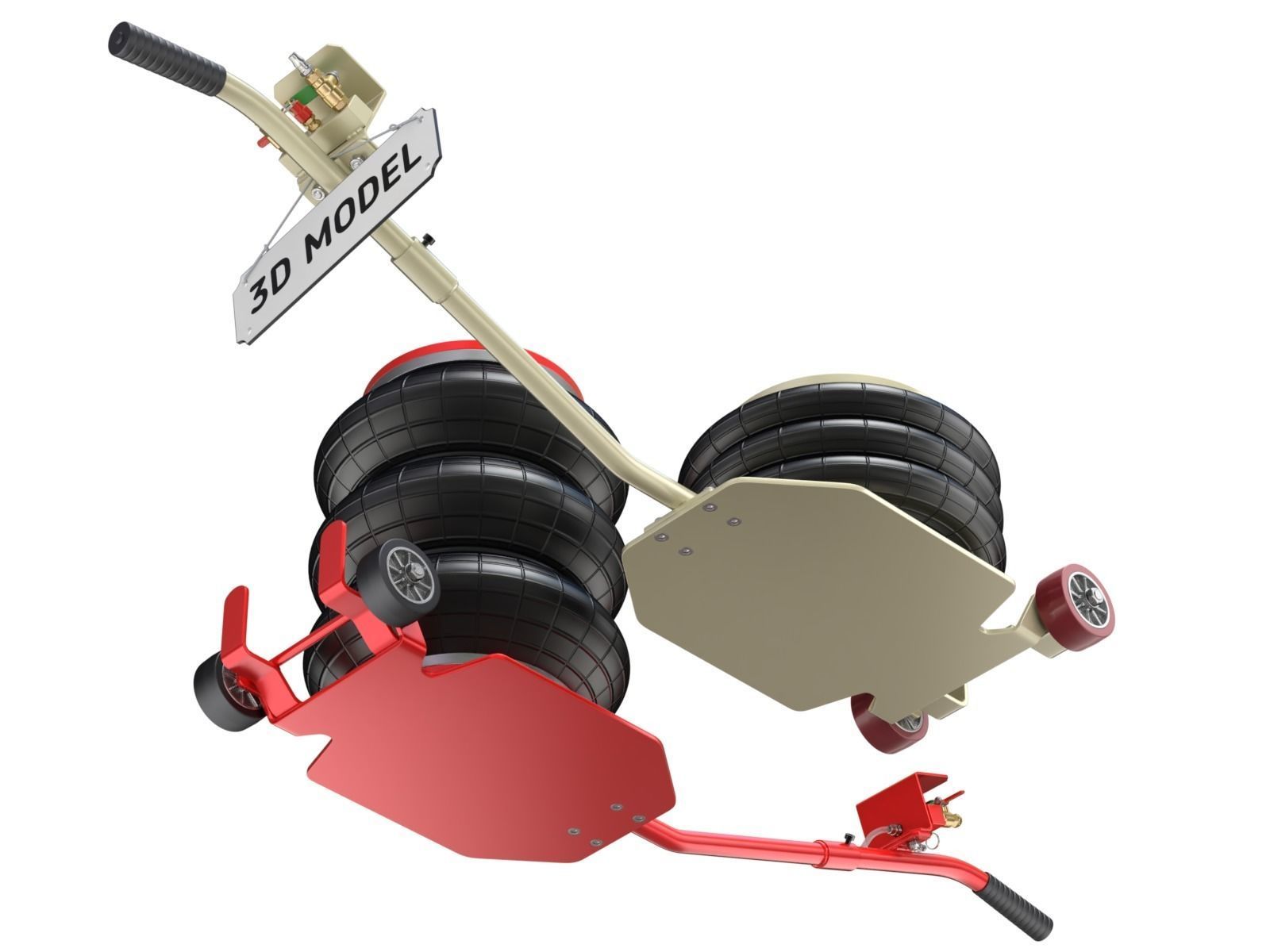 Pneumatic Jack 3D model_10