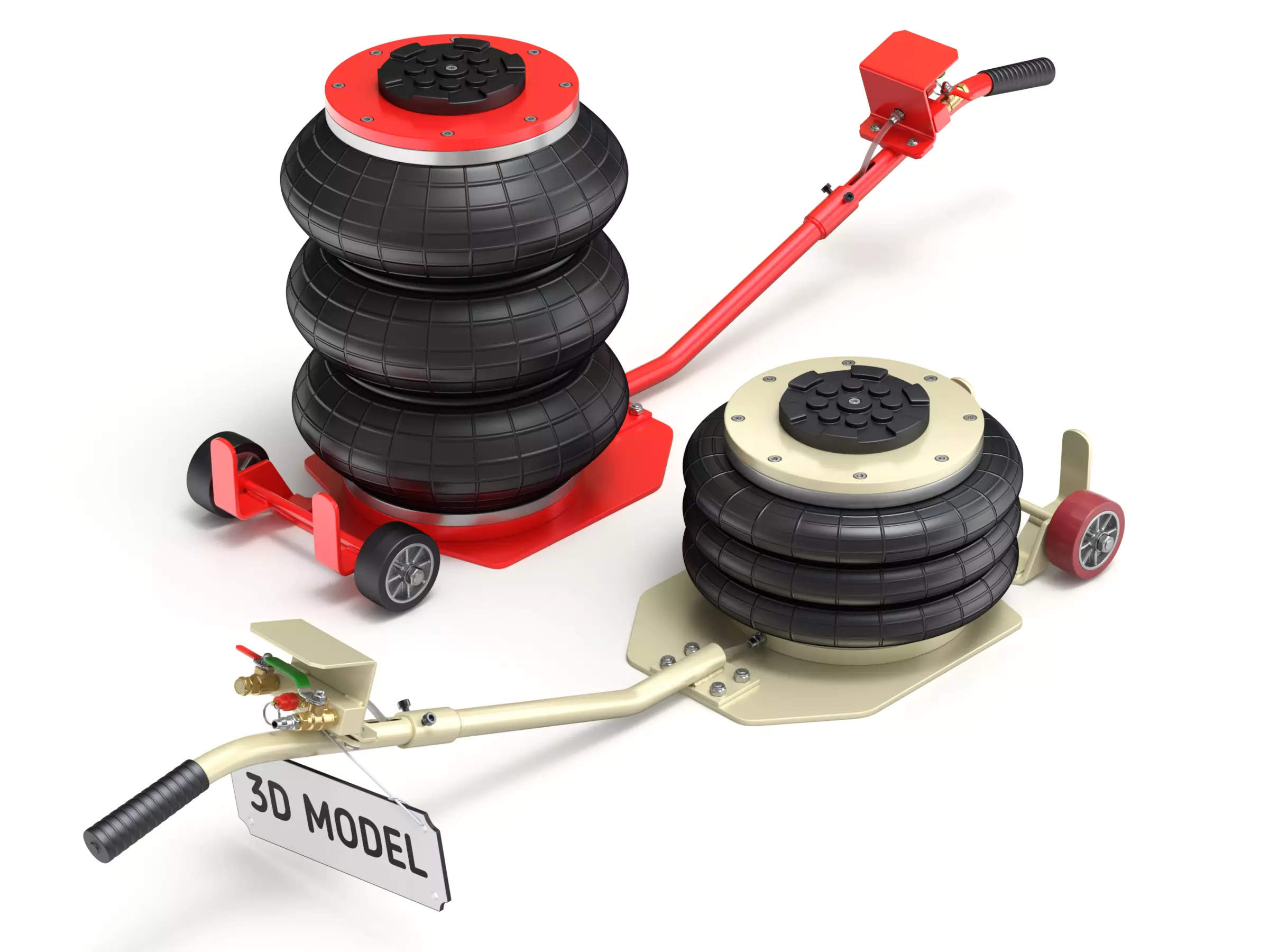Pneumatic Jack 3D model_0