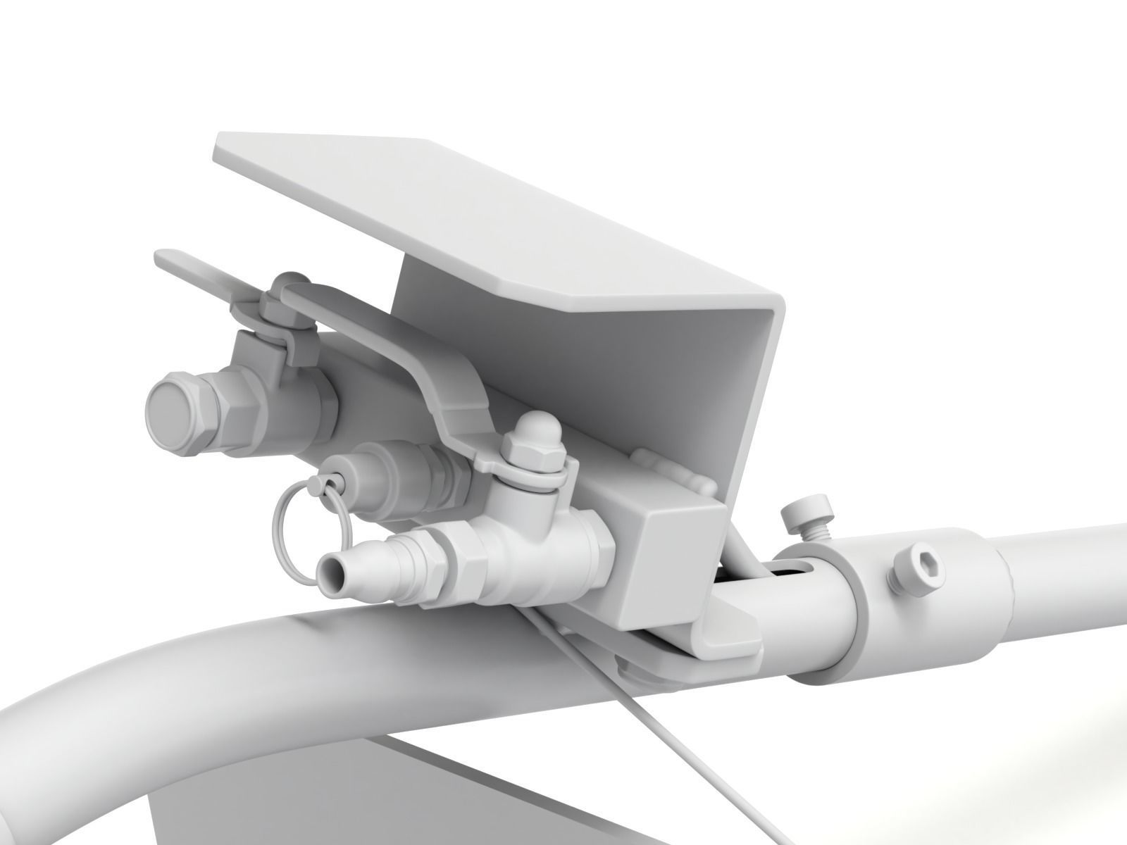 Pneumatic Jack 3D model_12