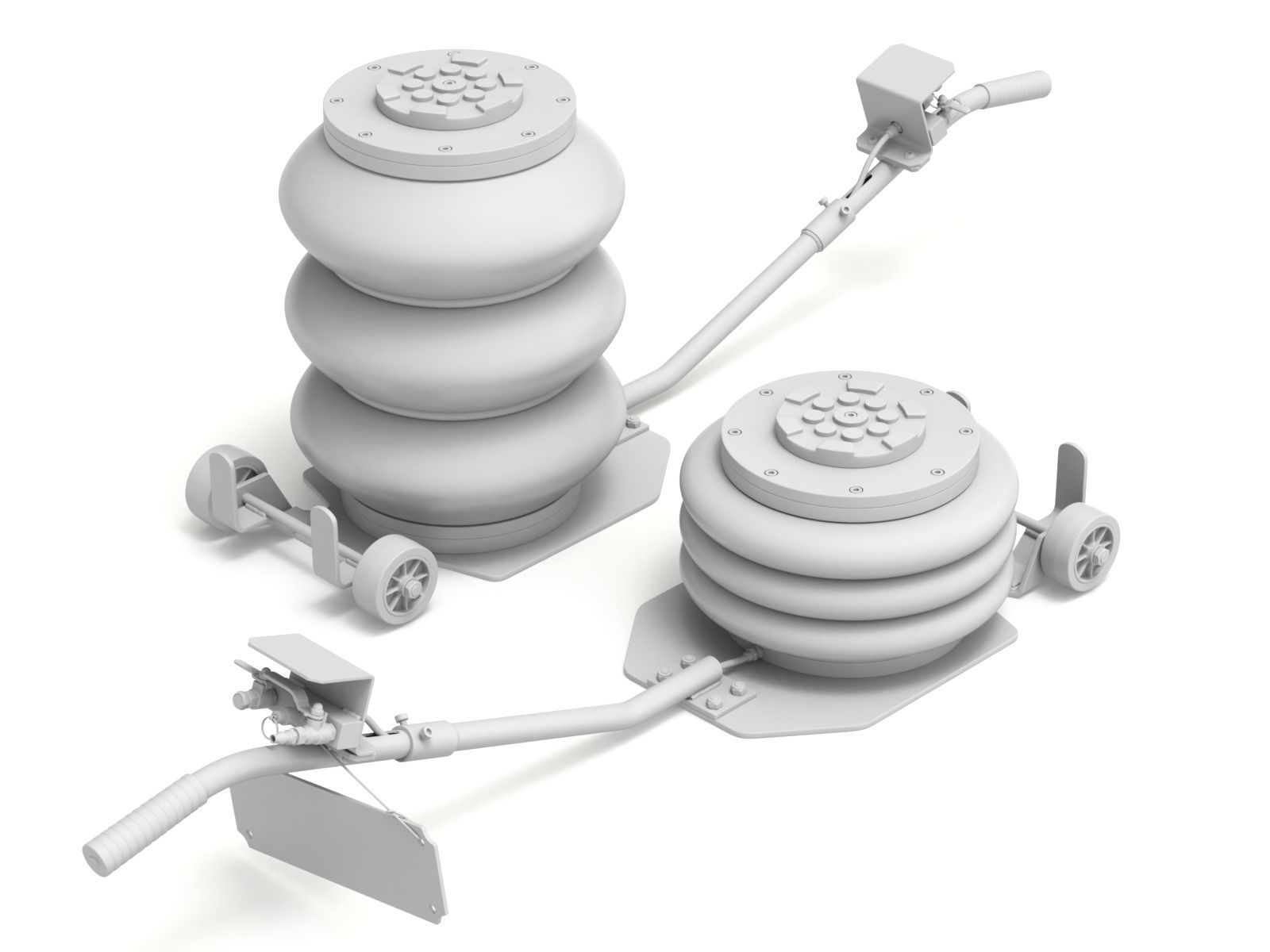 Pneumatic Jack 3D model_11