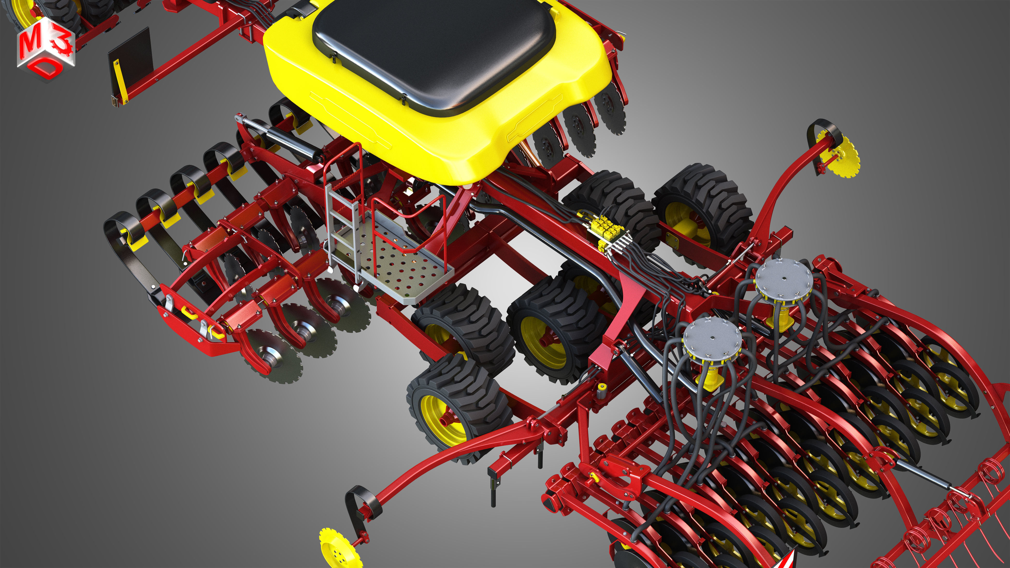 Vaderstad Spirit R300S 3D model_11
