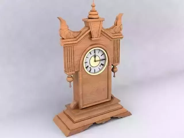 Antique Clock 3D model