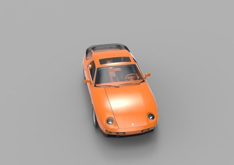 1981 Porsche 928 3D model_3