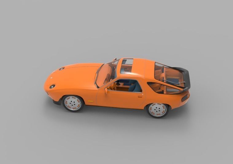 1981 Porsche 928 3D model_10