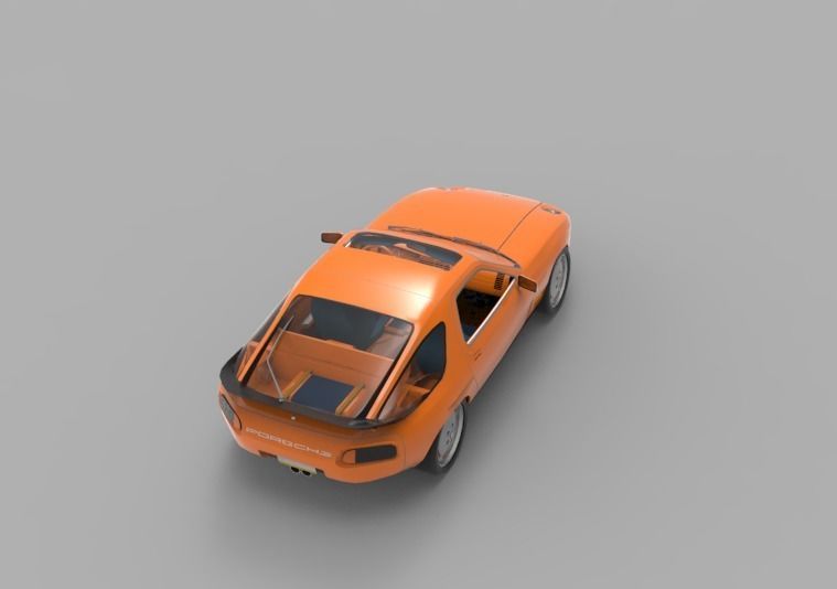 1981 Porsche 928 3D model_4