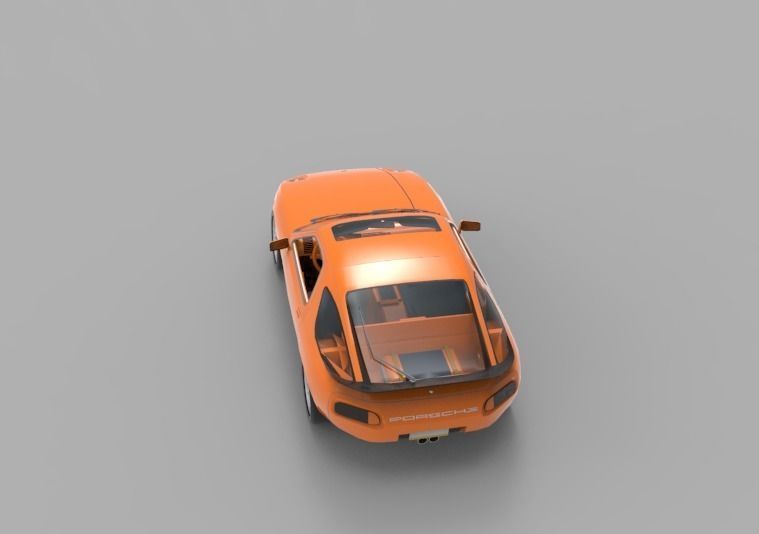 1981 Porsche 928 3D model_11