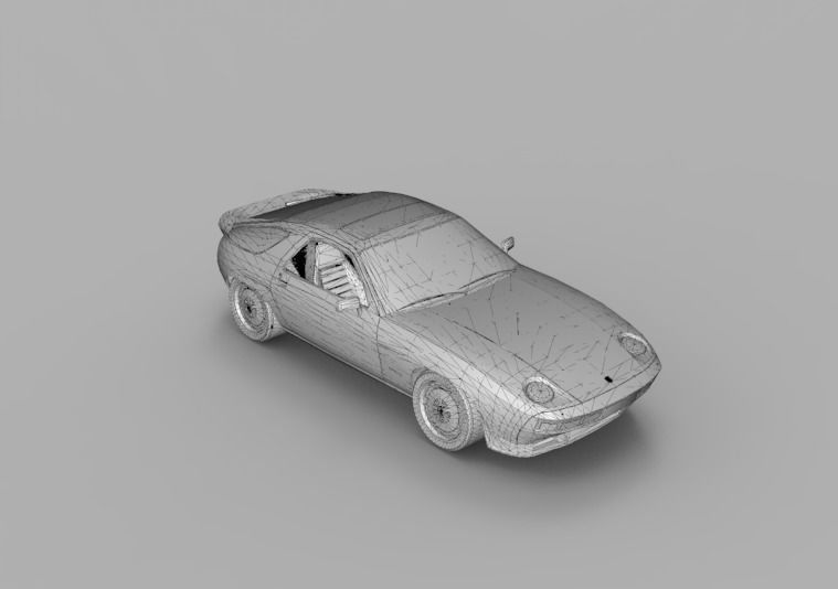 1981 Porsche 928 3D model_14