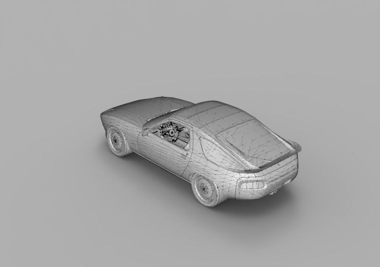 1981 Porsche 928 3D model_19
