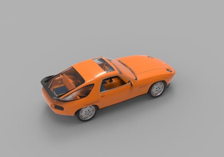 1981 Porsche 928 3D model_7