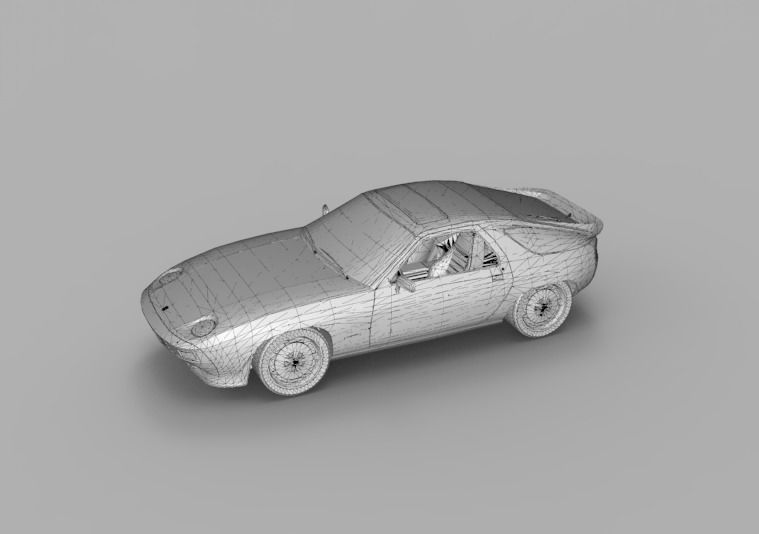 1981 Porsche 928 3D model_16
