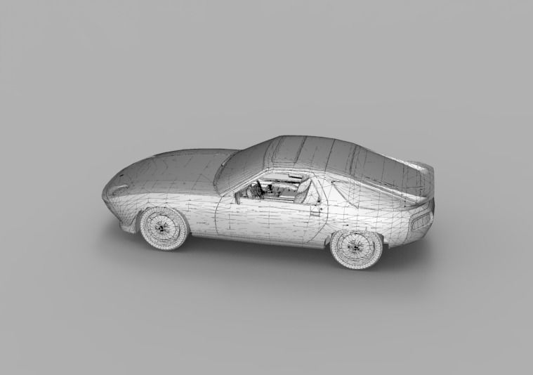 1981 Porsche 928 3D model_17