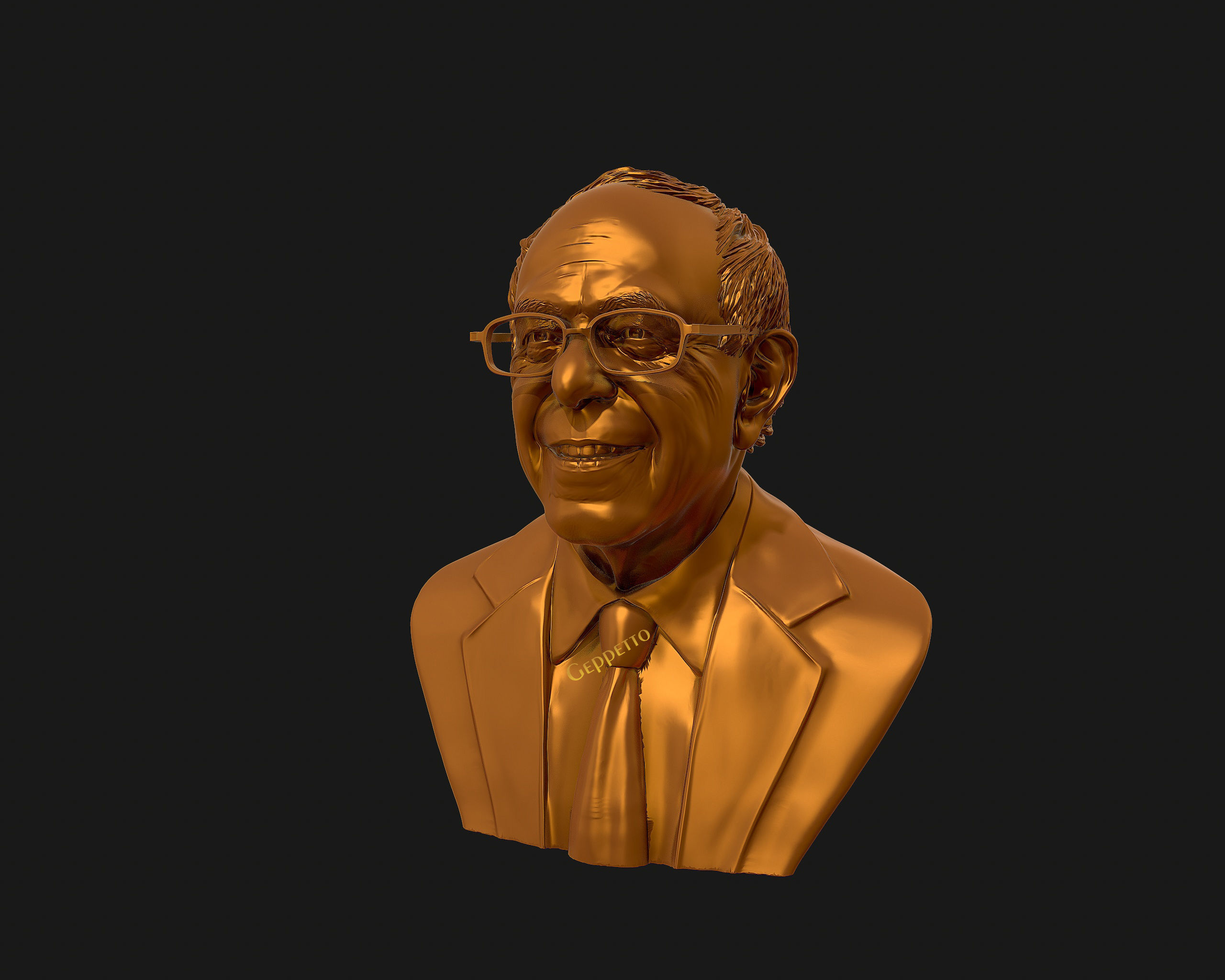 Bernie Sanders 3D sculpture Ready to 3D print 3D print model_29