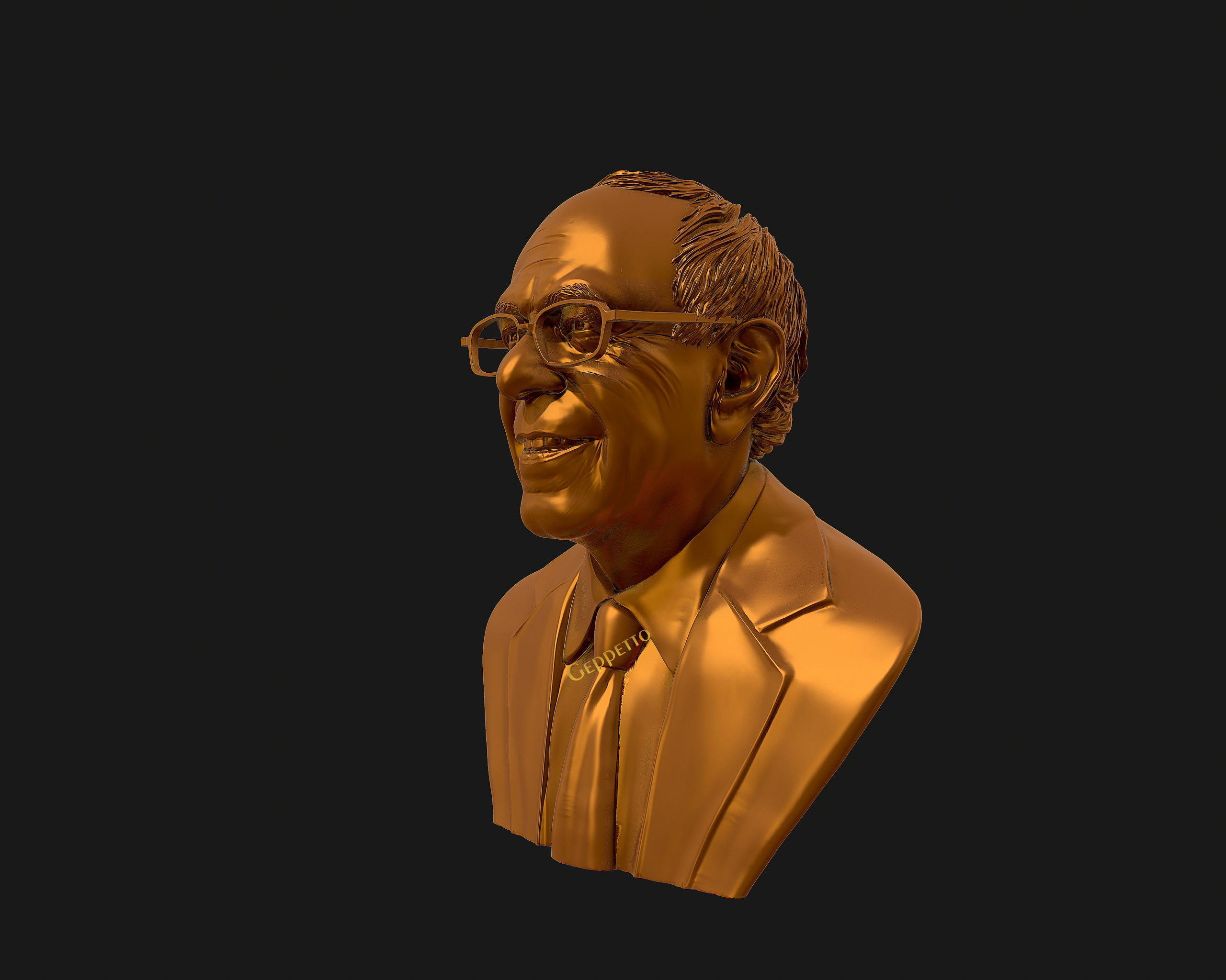 Bernie Sanders 3D sculpture Ready to 3D print 3D print model_30