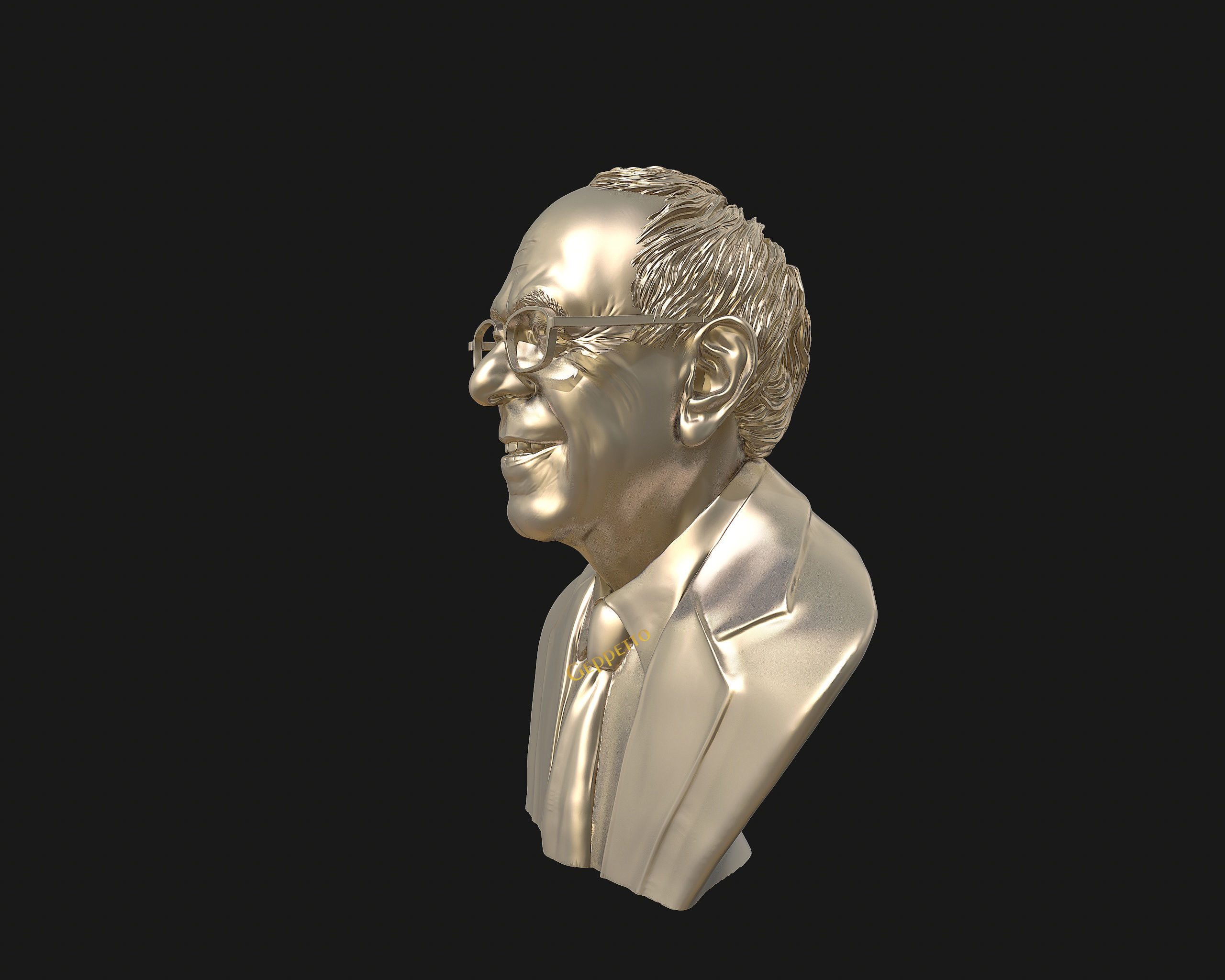 Bernie Sanders 3D sculpture Ready to 3D print 3D print model_21