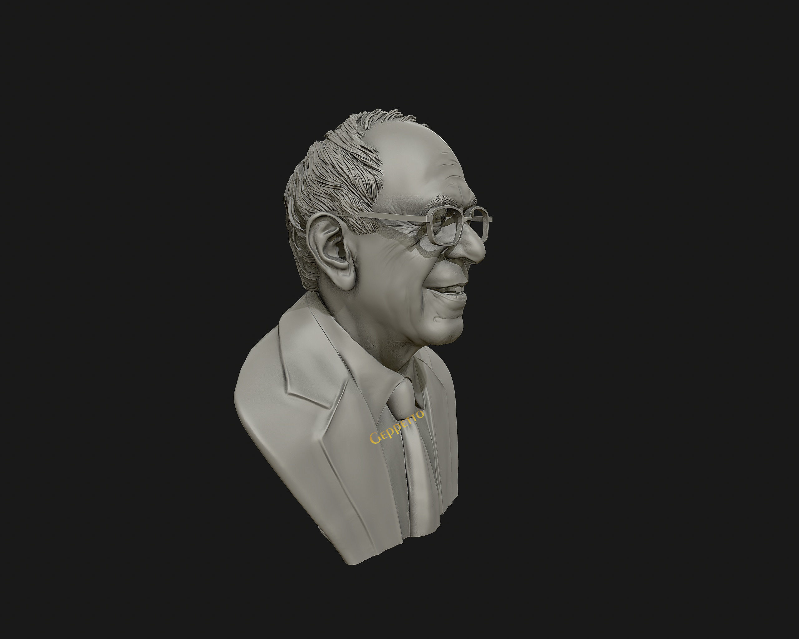 Bernie Sanders 3D sculpture Ready to 3D print 3D print model_12